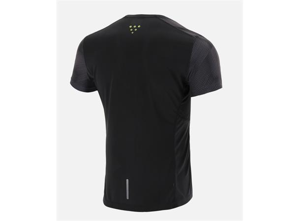 Run Zephiro Sean BLK M Sømløs løpe t-skjorte til herre 