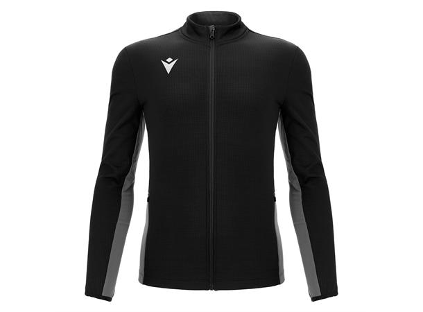 Record Full Zip 3D top BLK/ANT 3XS Teknisk Fleecejakke  - Unisex 