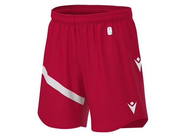 Shen Eco Match Day Shorts RED/WHT 3XL Teknisk shorts i ECO-tekstil - Unisex 