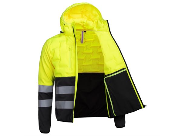 Mastif Jacket Hi Vis Safety Yel L Varm og vannavvisende jakke - Unisex 