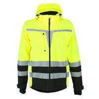 Grimen Jacket Hi-Vis Safety Yel XS Allround Softshelljakke Hi-Vis - Unisex