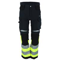 Bismuth Roofpant V2 Kl.1 Black Beauty 58 Arbeidsbukse med 4-veis stretch - Unisex