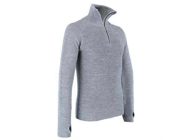 Flint Wool Sweater Grey Melange S 100% Ull 