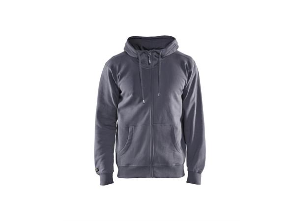3366 Hettejakke Glidelås Grå XS Bomull 